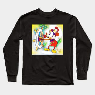 steamboat willie Long Sleeve T-Shirt